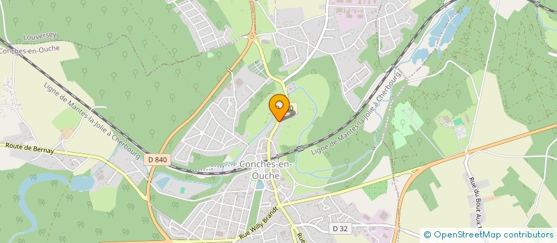 localisation de l'entreprise HAILLIEZ  CONCHES EN OUCHE