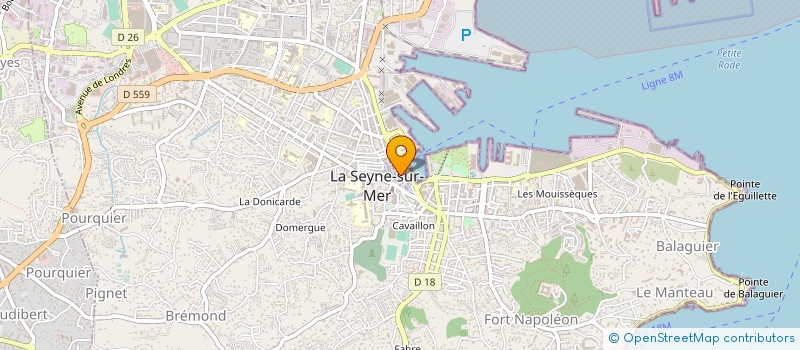 localisation de l'entreprise HAILLOT ROLAND SARL à LA SEYNE-SUR-MER