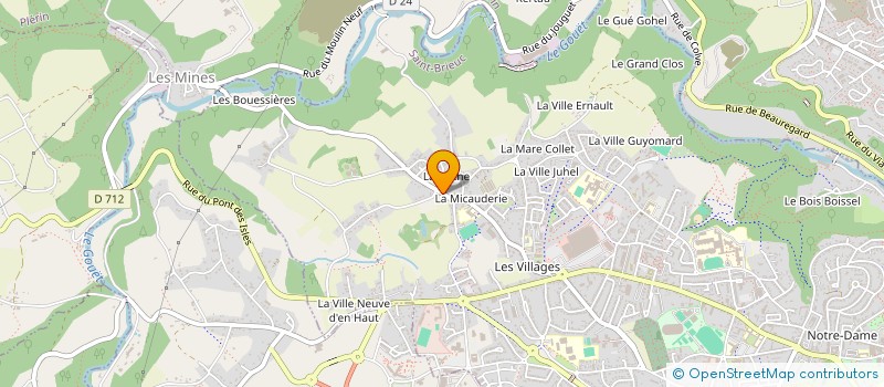 localisation de l'entreprise HAIM FOOD à SAINT-BRIEUC