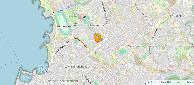 localisation de l'entreprise HAIM LUMIERE à MARSEILLE 8EME