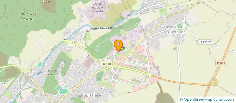 localisation de l'entreprise HAINAUT  BRUAY-LA-BUISSIERE