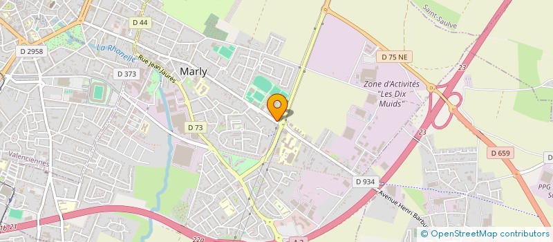 localisation de l'entreprise HAINAUT BIO SA à MARLY