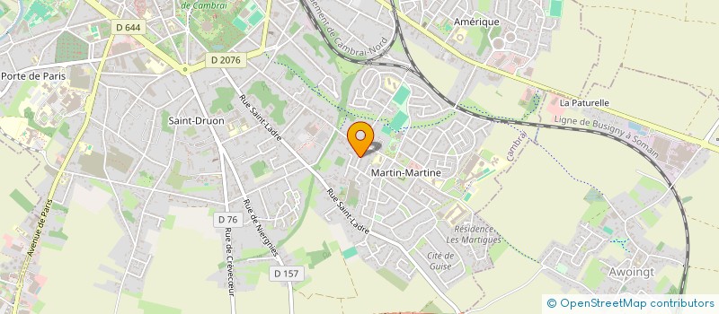 localisation de l'entreprise HAINAUT CAMBRESIS CONSULTANTS CONSEILS  CAMBRAI