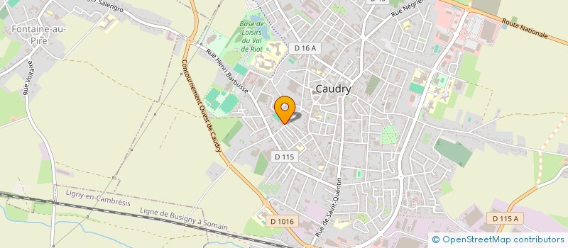 localisation de l'entreprise HAINAUT CAMBRESIS SERVICES à CAUDRY