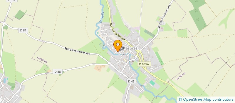 localisation de l'entreprise HAINAUT CLIM  HASPRES