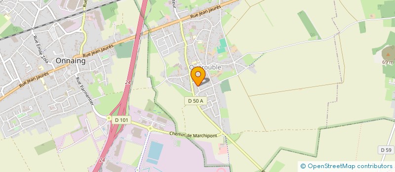 localisation de l'entreprise HAINAUT CONDUITE  QUAROUBLE