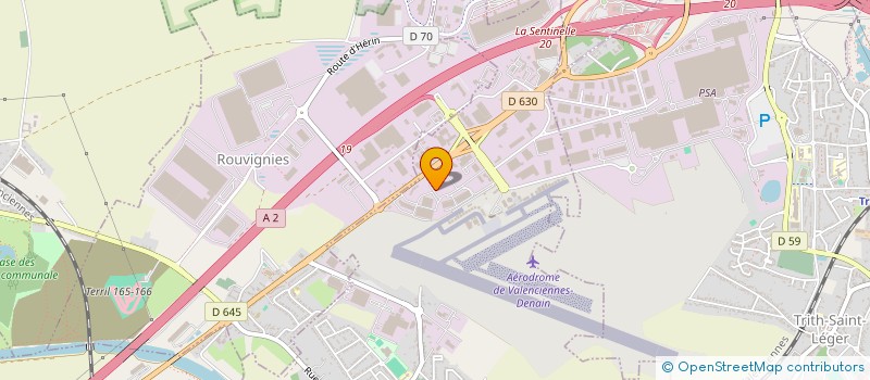localisation de l'entreprise HAINAUT LOGISTIQUE TRANSPORTS à PROUVY