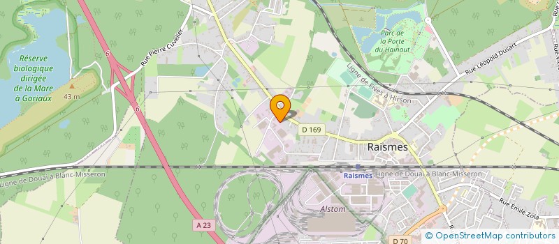 localisation de l'entreprise HAINAUT MAINTENANCE à RAISMES