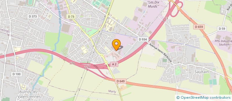localisation de l'entreprise HAINAUT PROTHESE SOC à MARLY