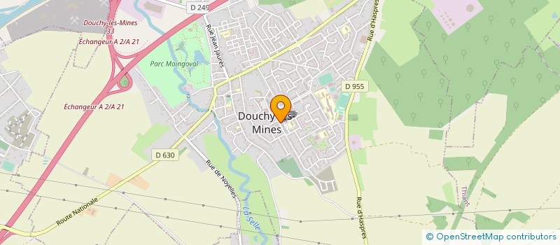 localisation de l'entreprise HAINAUT TV  TRITH-SAINT-LEGER