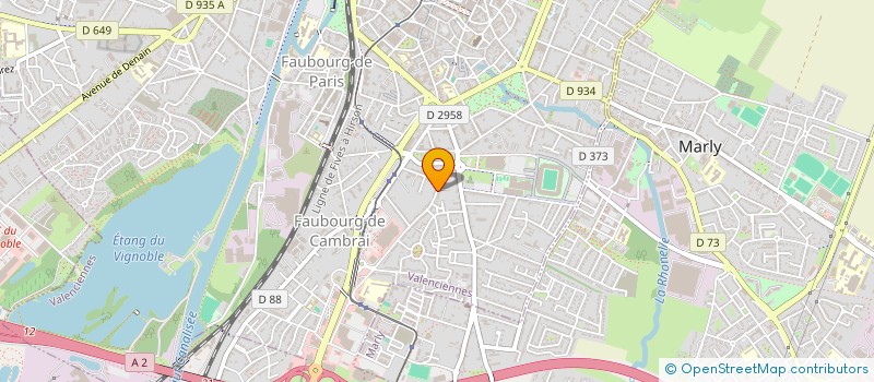 localisation de l'entreprise HAINAUT & YORKSHIRE CONSEILS  AULNOY-LEZ-VALENCIENNES