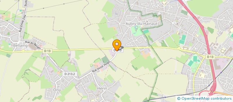 localisation de l'entreprise HAINOCAR EURL  AUBRY-DU-HAINAUT