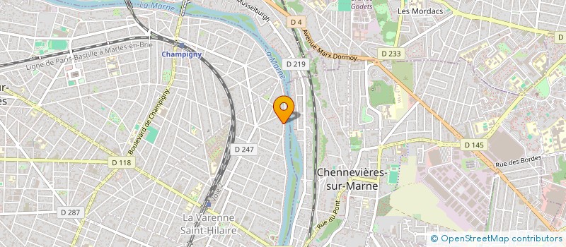 localisation de l'entreprise HAINS à SAINT-MAUR-DES-FOSSES