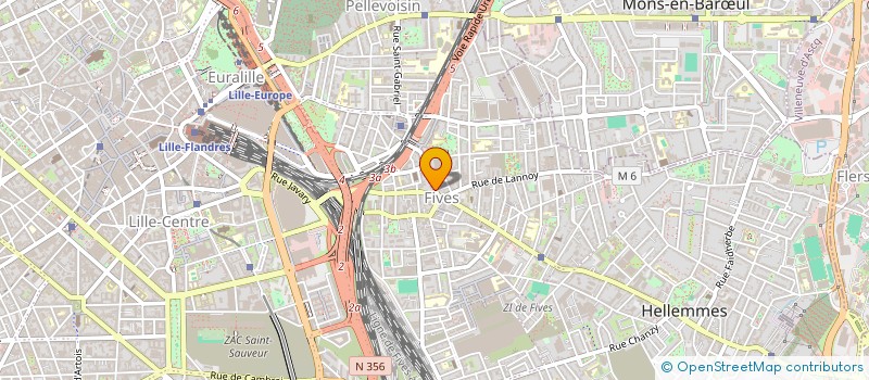 localisation de l'entreprise HAIR AND BEAUTY BY KABUL  LILLE