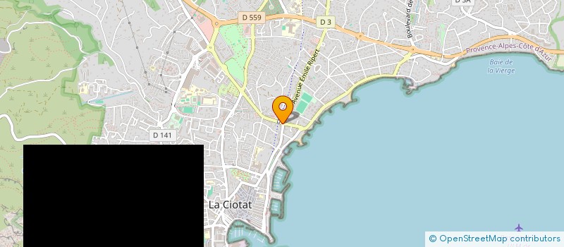 localisation de l'entreprise HAIR ATTITUD' à LA CIOTAT