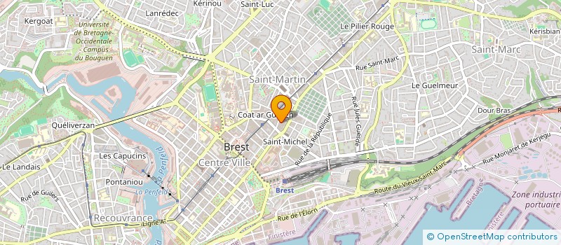 localisation de l'entreprise HAIR AVENUE à BREST
