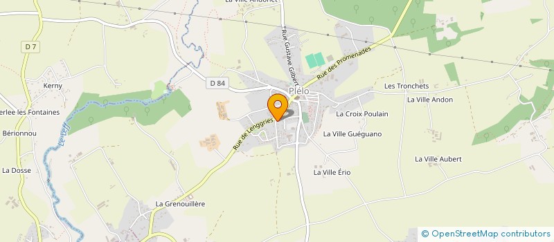 localisation de l'entreprise HAIR BANN à PLELO