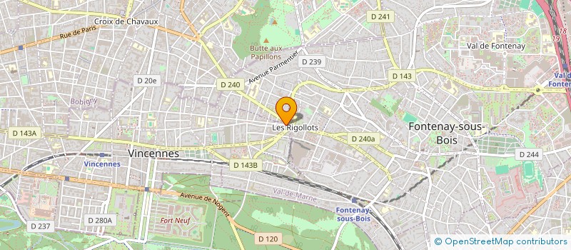localisation de l'entreprise HAIR BAR  VINCENNES