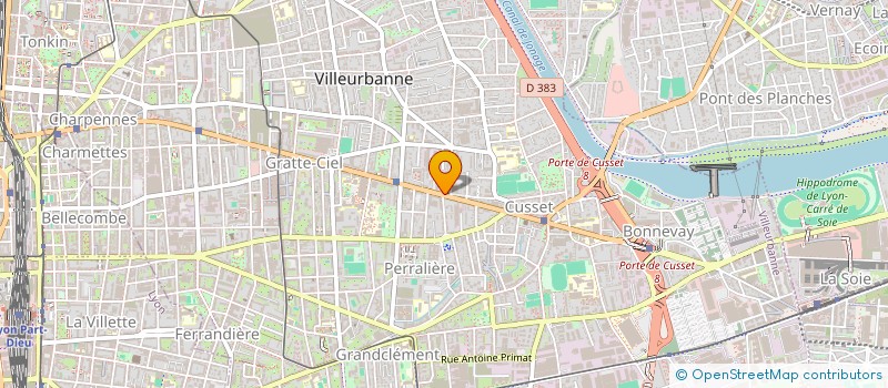 localisation de l'entreprise HAIR BY AD  VILLEURBANNE