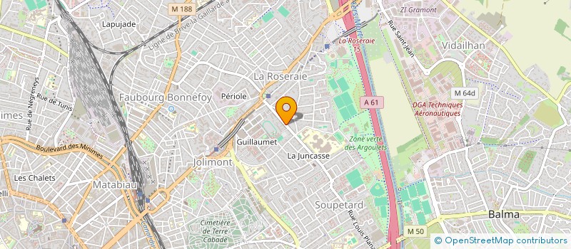 localisation de l'entreprise HAIR BY FLO  TOULOUSE