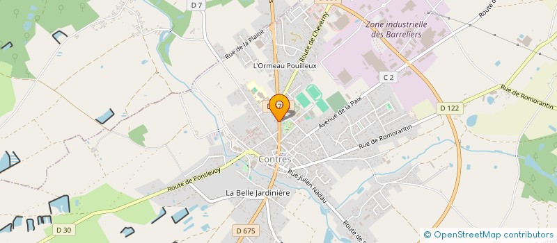 localisation de l'entreprise HAIR BY K  LE CONTROIS-EN-SOLOGNE