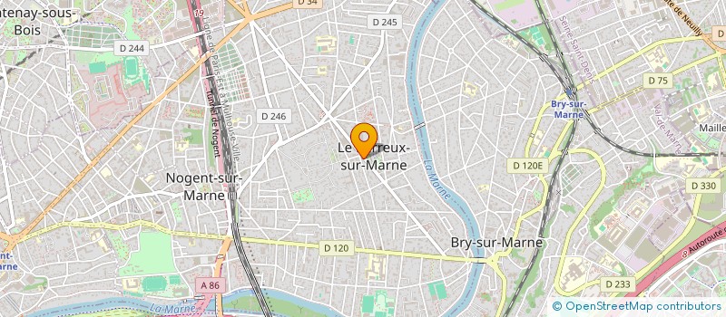 localisation de l'entreprise HAIR CLEAN à LE PERREUX-SUR-MARNE