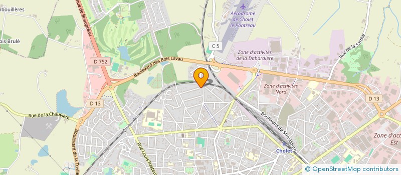 localisation de l'entreprise HAIR & CO à CHOLET