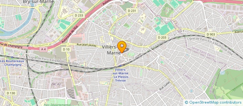 localisation de l'entreprise HAIR & CO  VILLIERS-SUR-MARNE