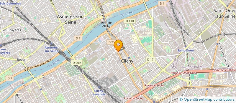 localisation de l'entreprise HAIR&CO CONCEPT à CLICHY