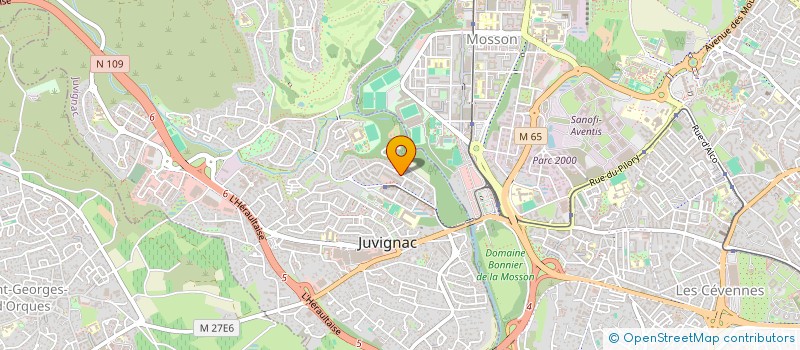 localisation de l'entreprise HAIR COIF JUVIGNAC  JUVIGNAC