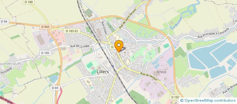 localisation de l'entreprise HAIR COIFFURE  LILLERS