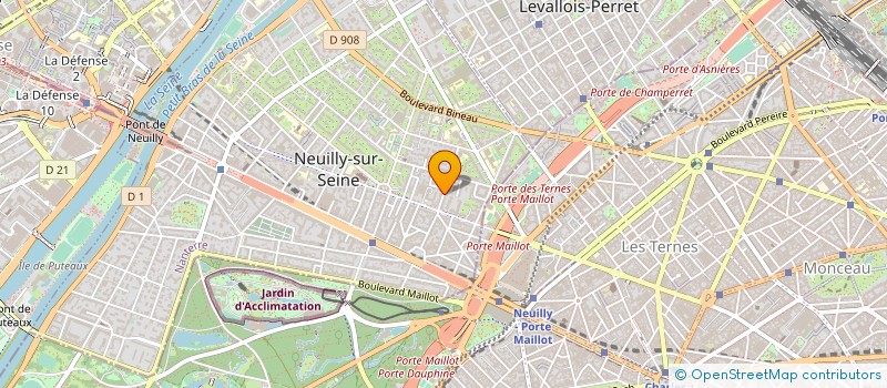 localisation de l'entreprise HAIR CONCEPT PARIS à NEUILLY-SUR-SEINE