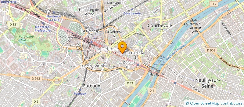localisation de l'entreprise HAIR COROLLES à COURBEVOIE