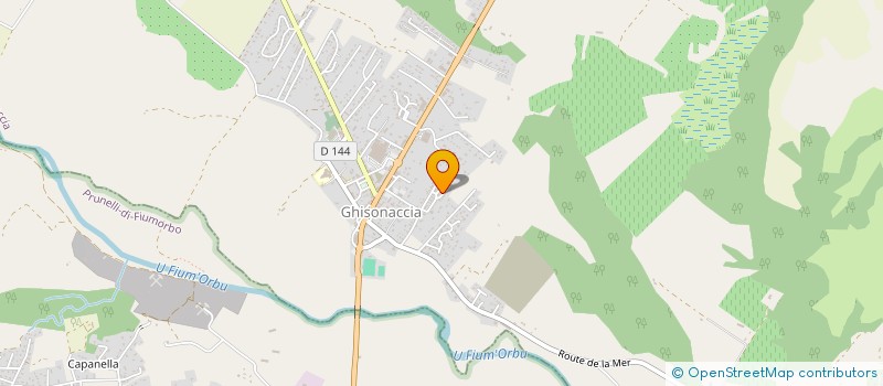 localisation de l'entreprise HAIR CORSICA  GHISONACCIA