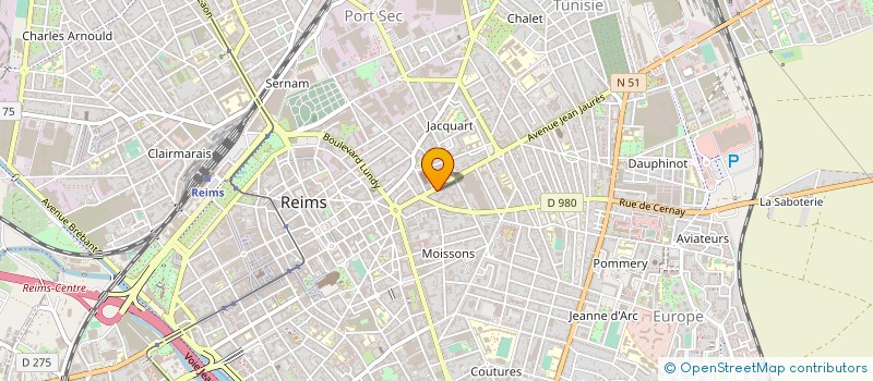 localisation de l'entreprise HAIR COUPE  REIMS