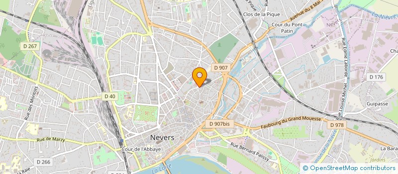 localisation de l'entreprise HAIR & CUT à NEVERS
