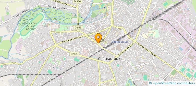 localisation de l'entreprise HAIR DE BEAUTE à CHATEAUROUX