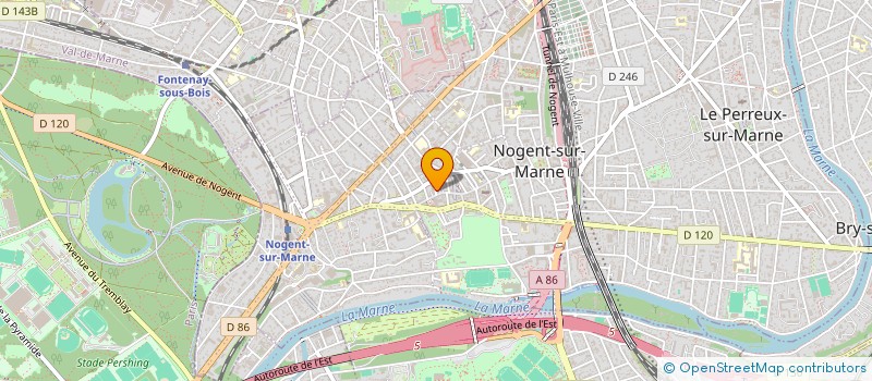 localisation de l'entreprise HAIR DIFFUSION à NOGENT-SUR-MARNE
