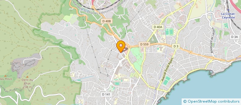 localisation de l'entreprise HAIR DRESS à LA CIOTAT