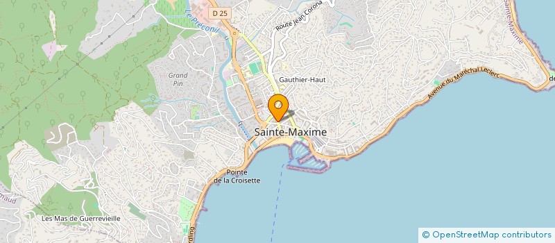 localisation de l'entreprise HAIR DU TEMPS à SAINTE-MAXIME