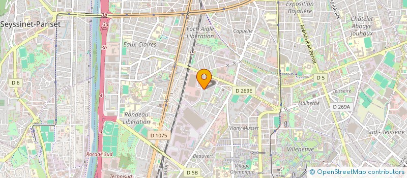 localisation de l'entreprise HAIR DU TEMPS à GRENOBLE