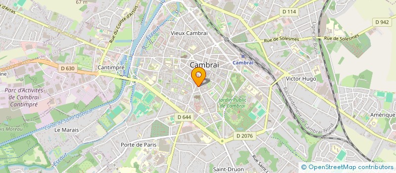 localisation de l'entreprise HAIR EVOLUTION  CAMBRAI