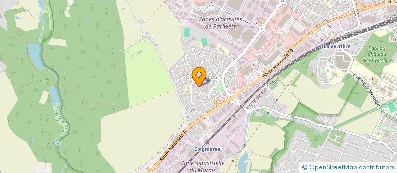 localisation de l'entreprise HAIR EXPRESS PRO  COIGNIERES