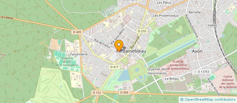 localisation de l'entreprise HAIR FONTAINEBLEAU à FONTAINEBLEAU