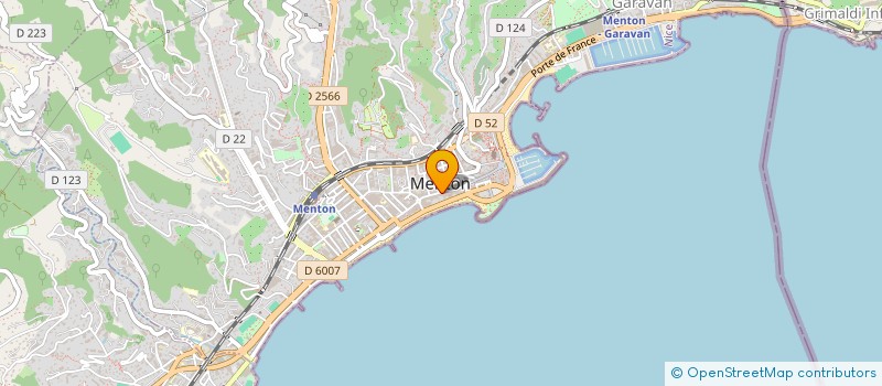 localisation de l'entreprise HAIR FORCE ONE à MENTON