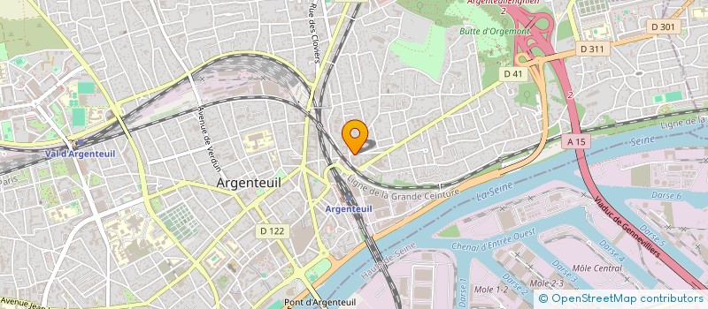 localisation de l'entreprise HAIR FRENCH  ARGENTEUIL