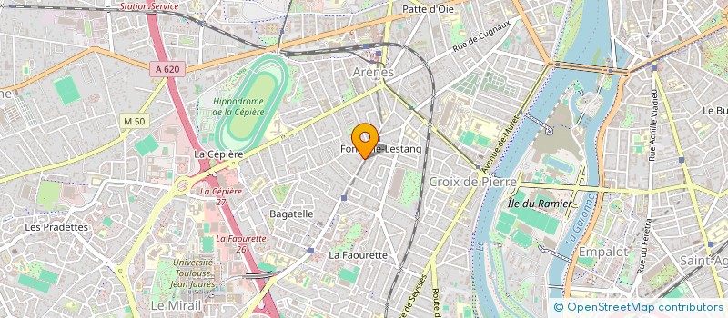 localisation de l'entreprise HAIR GAME à TOULOUSE