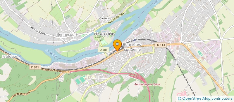 localisation de l'entreprise HAIR HOUSE 78  BONNIERES-SUR-SEINE