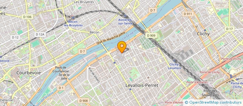 localisation de l'entreprise HAIR LEVALLOIS à LEVALLOIS-PERRET