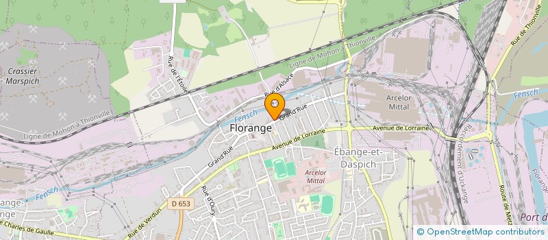 localisation de l'entreprise HAIR LOOK COIFFURE  FLORANGE